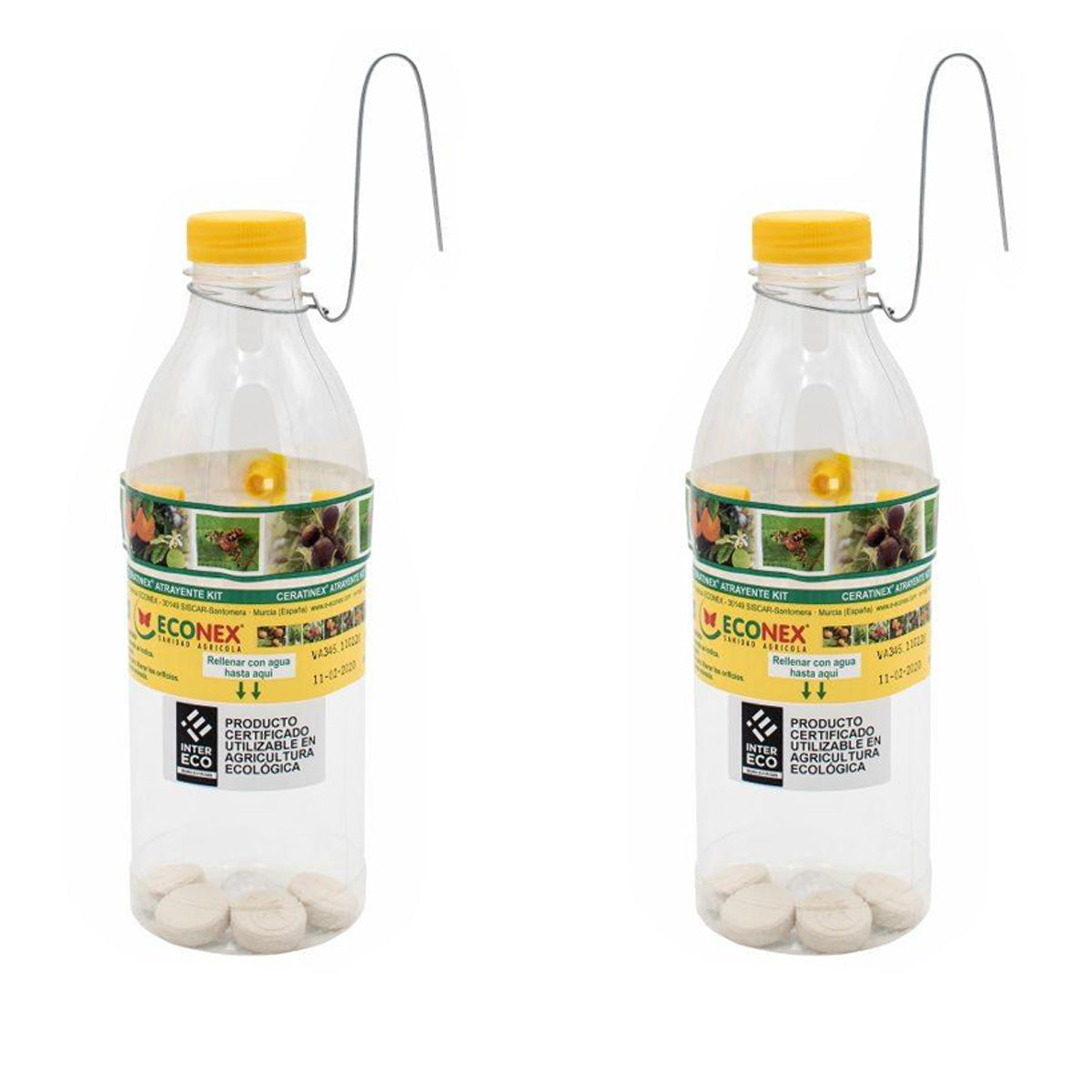 Pack 2 Kit atrayente mosca de la fruta y del olivo Ceratinex