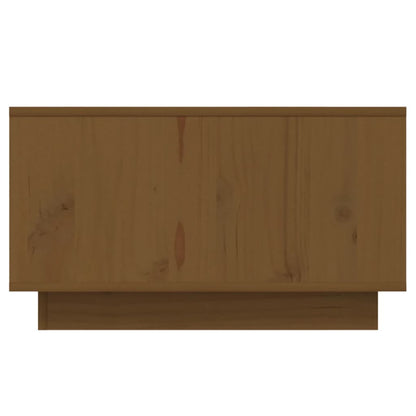 Mesa De Centro Madera Maciza De Pino Marrón Miel 55x56x32 Cm_3