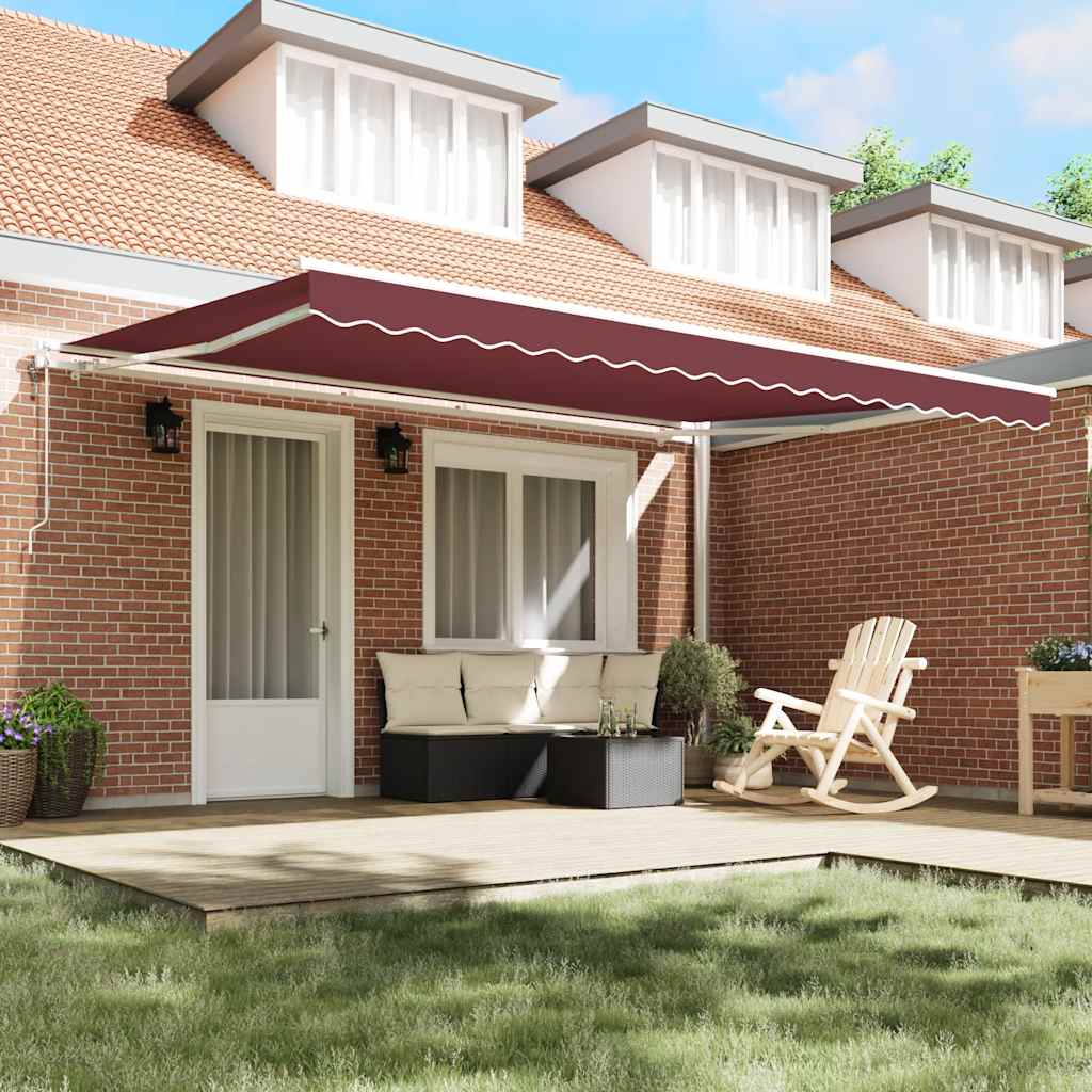 Toldo Retráctil Automático Burdeos 450x300 Cm_2