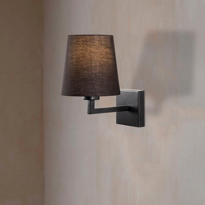 Aplique De Pared, Metal , Negro, 18x24x30, Casquillo E 27 Max 40 W_5