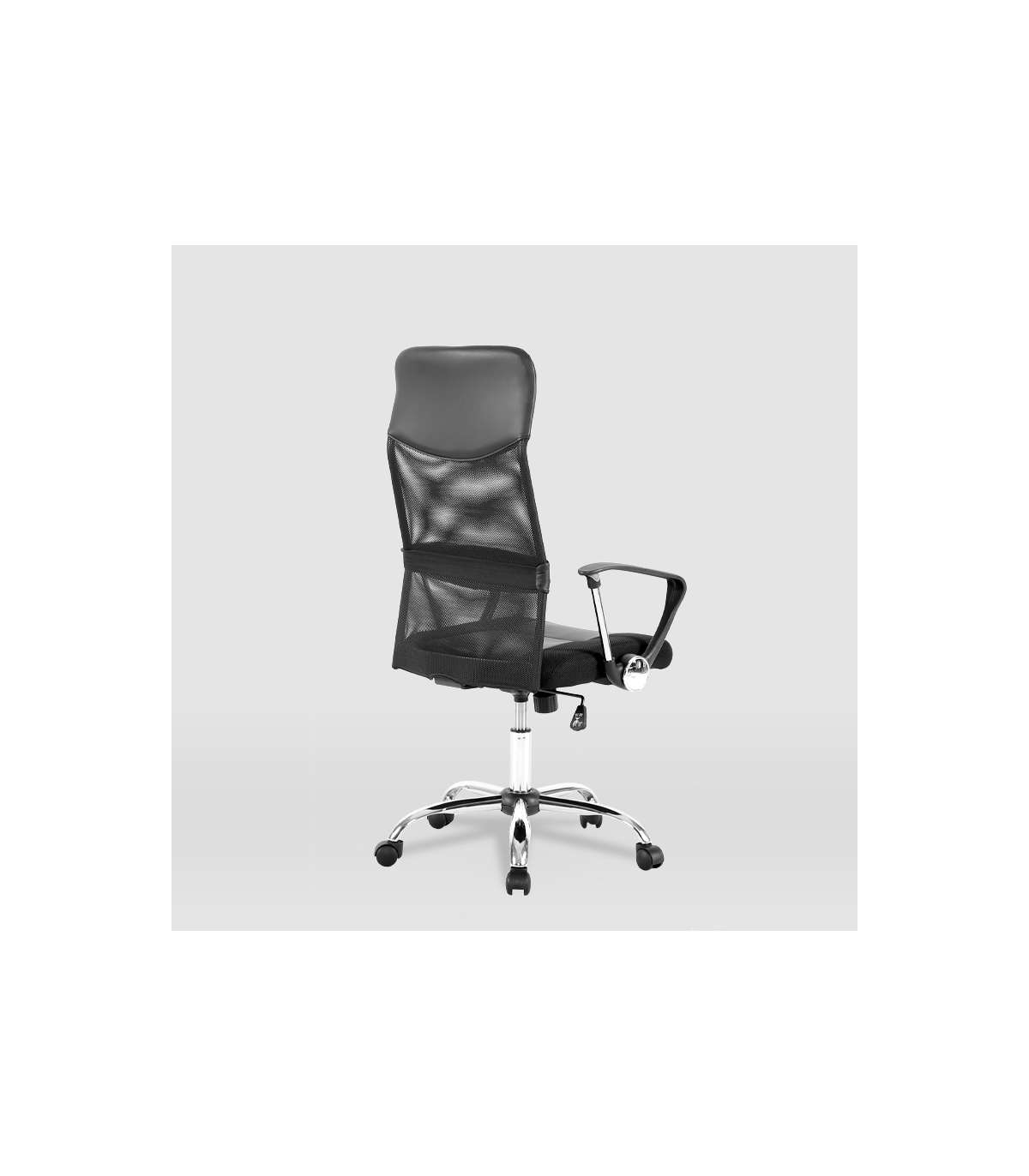 Silla De Oficina Dafne Acabado Negro. Alto: 112.5-122cm Ancho: 60cm Fondo: 49.5cm._3