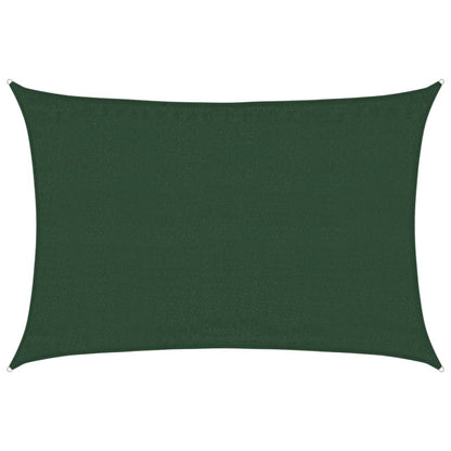 Vidaxl Toldo De Vela Verde Oscuro Hdpe 160 G/m² 3,5x4,5 M_0