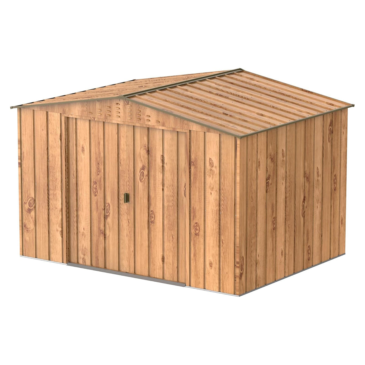 Caseta Jardín Top Hércules 10×8 Metal Imitación Madera_0