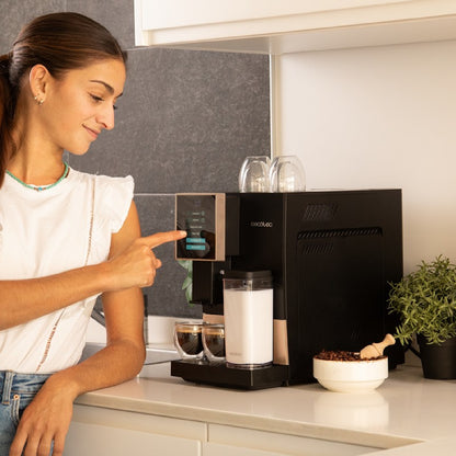 Cecotec Cafetera Superautomática Cremmaet Compactccino Black Rose_3