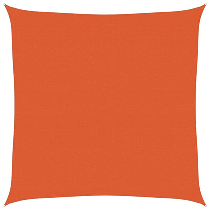 Toldo De Vela Cuadrado Hdpe Naranja 160 G/m² 7x7 M_0
