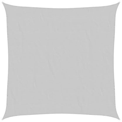 Vidaxl Toldo De Vela Poliéster Oxford 100% Gris Claro 6x6 M_0