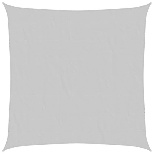 Vidaxl Toldo De Vela Poliéster Oxford 100% Gris Claro 6x6 M_0