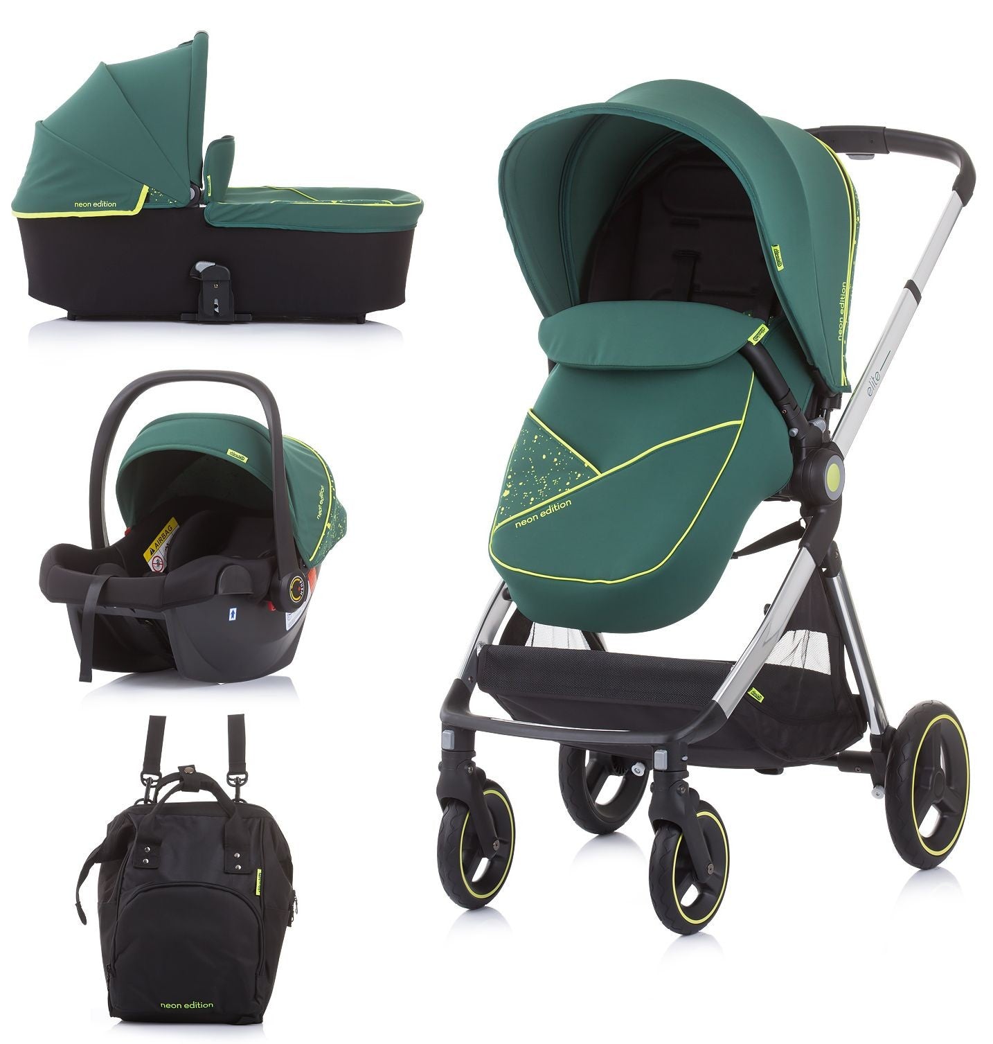 Carrito De Bebé Trío Elite Hasta 22 Kg Avocado_0