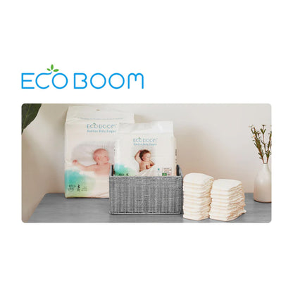 Pañal de Bambú Pure Premium ECO BOOM T2/S (3 a 8 Kg) 36 uds
