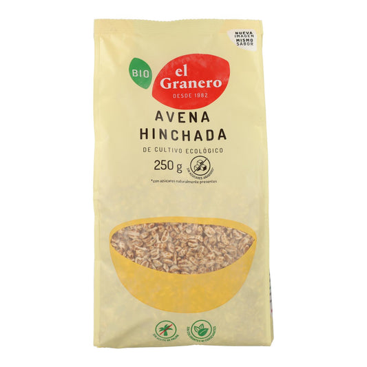 Avena Hinchada Bio El Granero, 250g