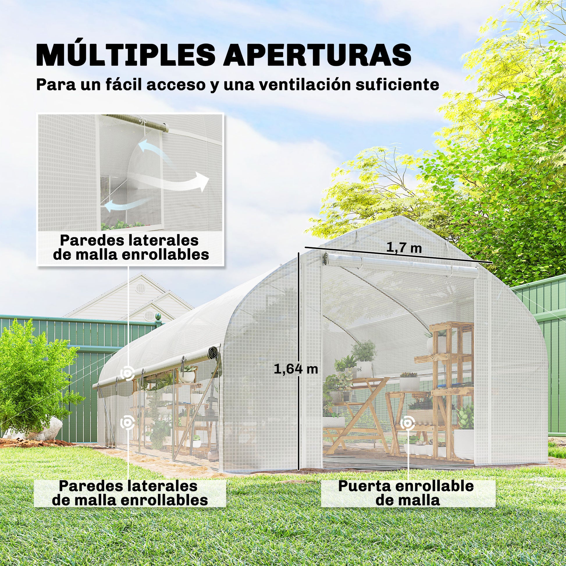 Outsunny Invernadero De Exterior_3