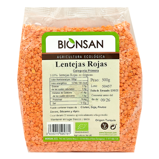 Lentejas Rojas Eco 500gr_0