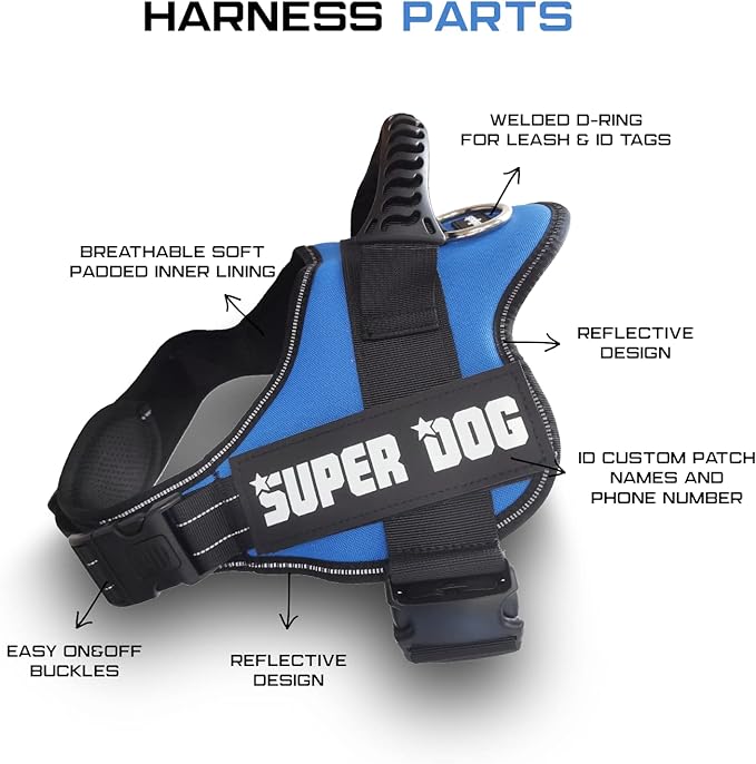 Edipets Arnés Para Perro Antitirones, Ajustable Y Personalizable_1