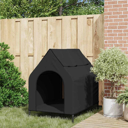 Casa Para Mascotas Manual Negro 110 X 75 X 90 Cm Acero_2