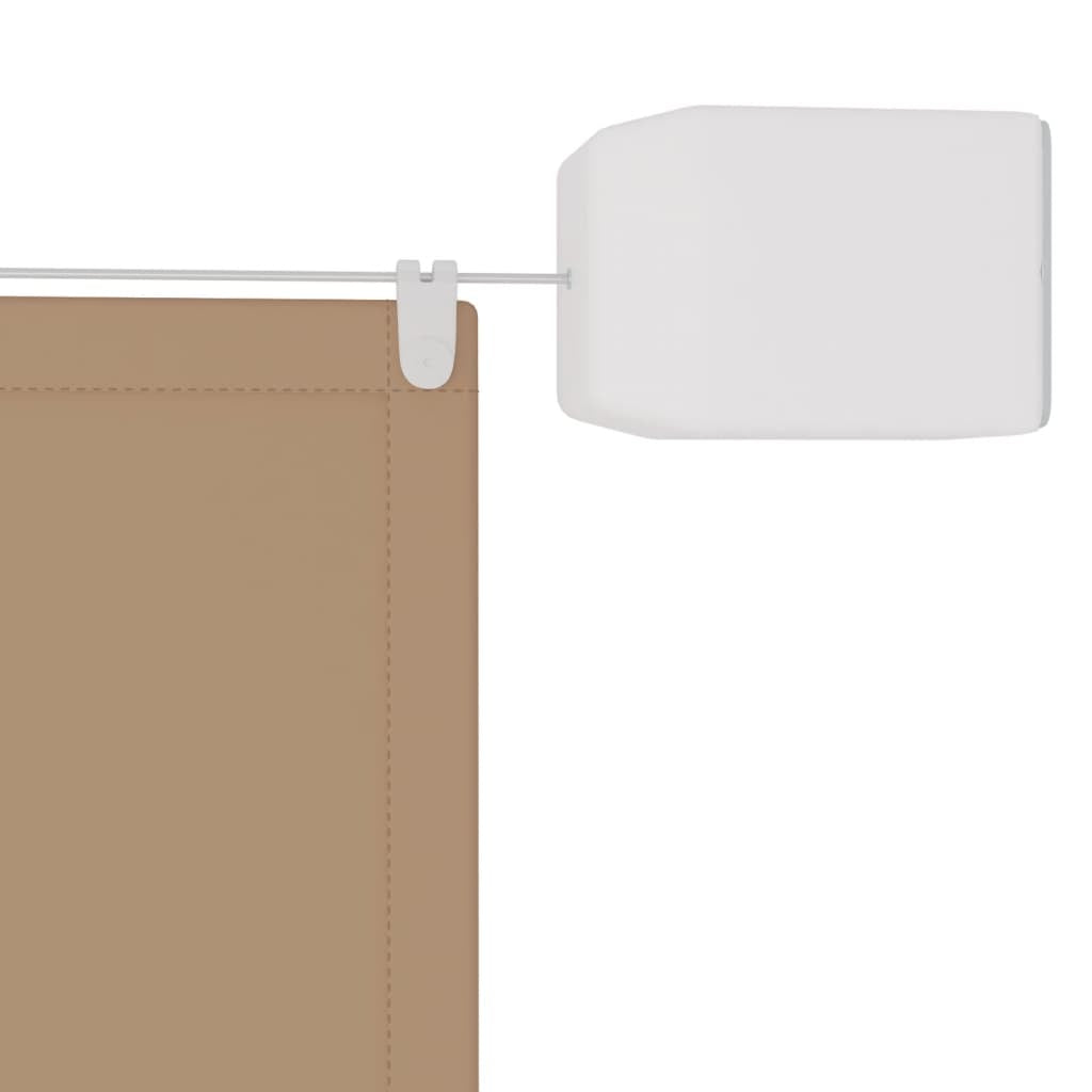 Vidaxl Toldo Vertical Tela Oxford Gris Taupé 200x420 Cm_3