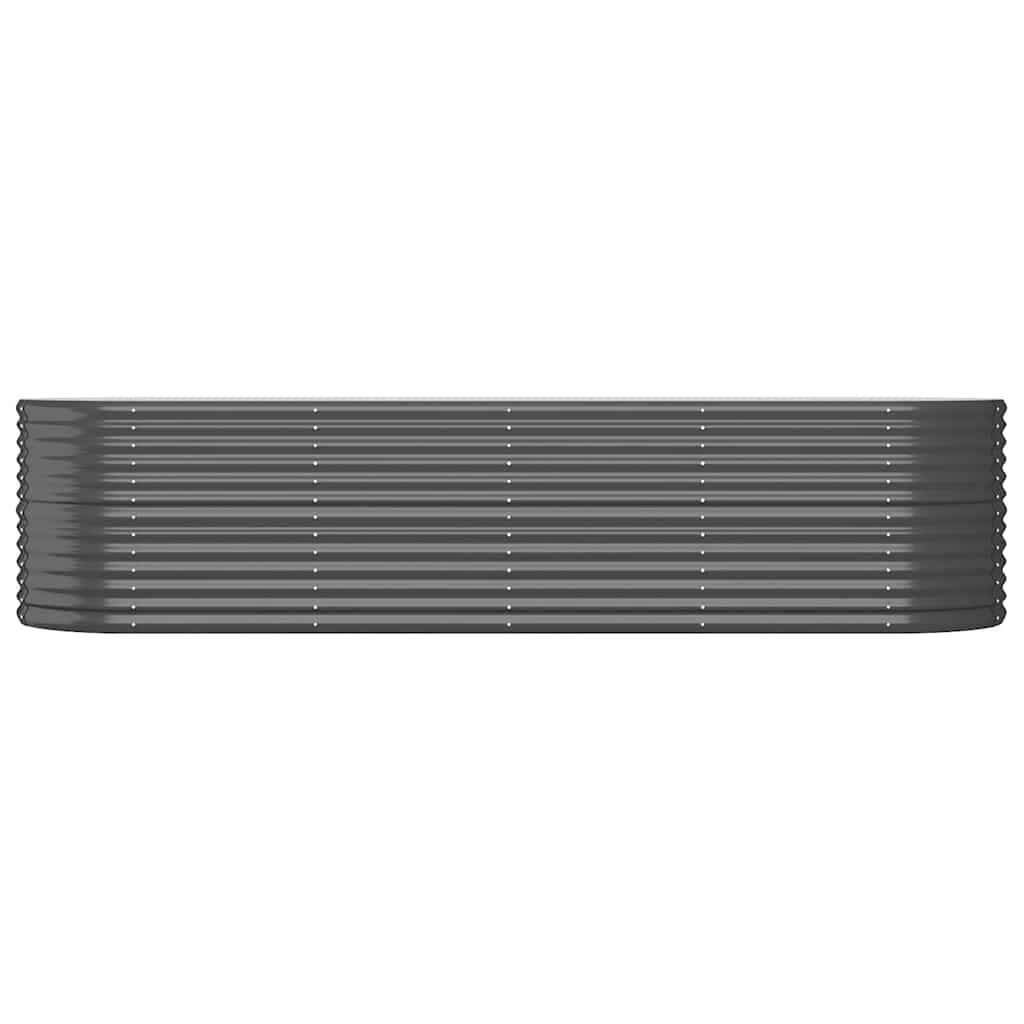 Jardinera Arriate Acero Galvanizado Antracita 296x80x68 Cm_2
