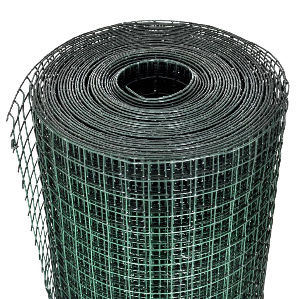 Alambrada Gallinero Galvanizada Recubrimiento Pvc Verde 25x1 M / Vetonek_0