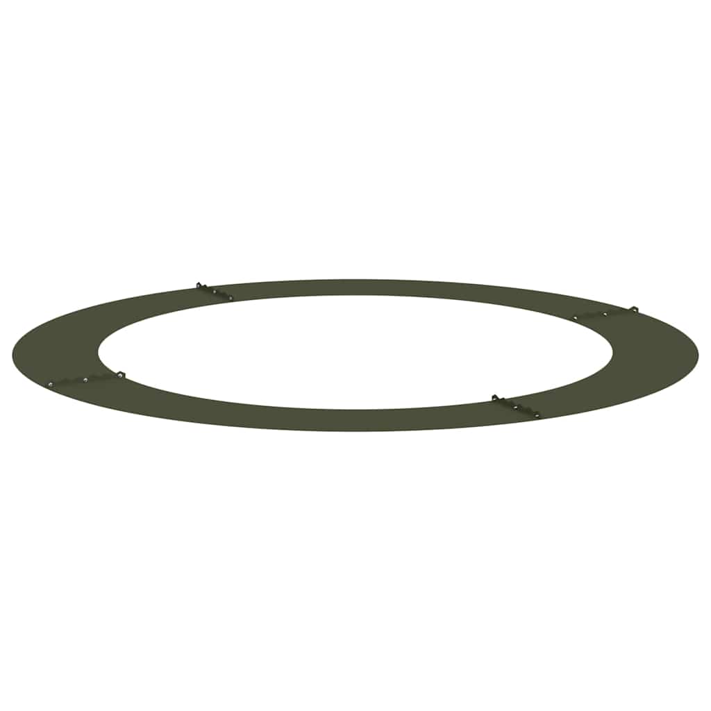 Adecuado Para Anillos De Árbol Plano 5 Pcs Verde Oliva_3