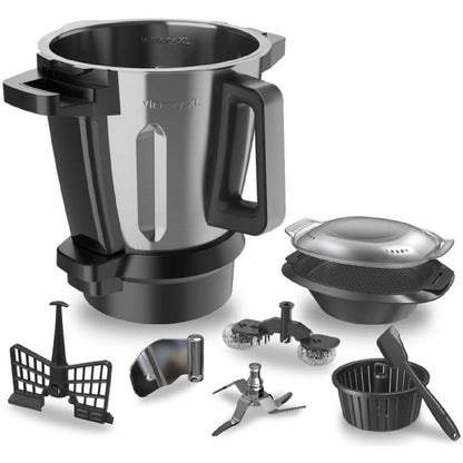 Robot De Cocina Multifunción Con Dispensador De Alimentos Mambo Cooking Victory. 1700 W, 45 Funciones, Miles De Recetas Guiadas, Jarra Victory De 5l_3