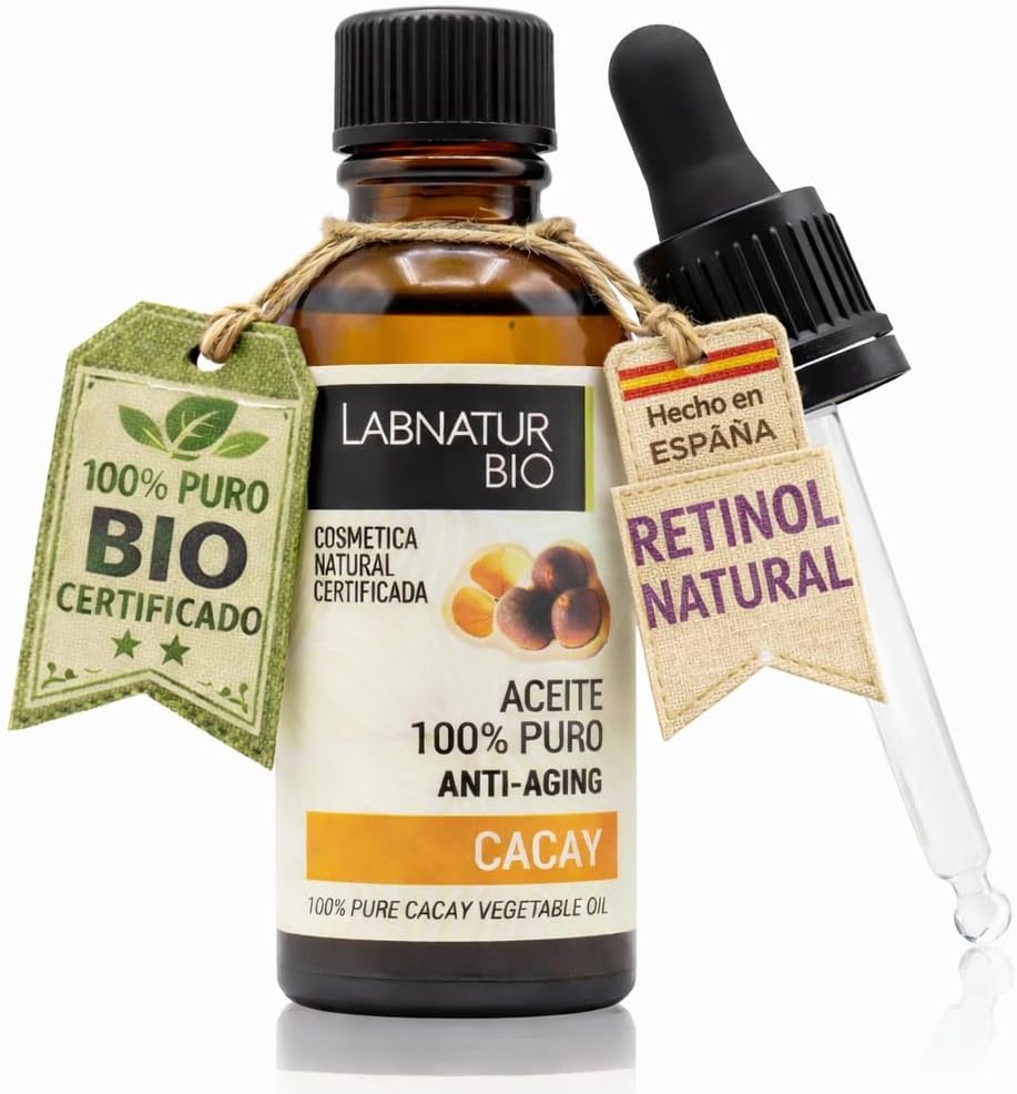 Aceite de Cacay 100% Puro Labnatur Bio 30 ml | Antioxidante y Anti-Aging | Rostro, Cuerpo y Cabello_0