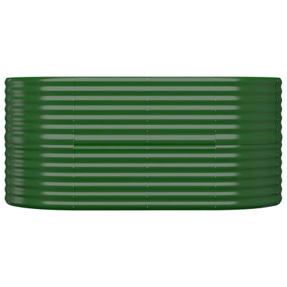 Jardinera Arriate Acero Galvanizado Verde 152x80x68 Cm_2