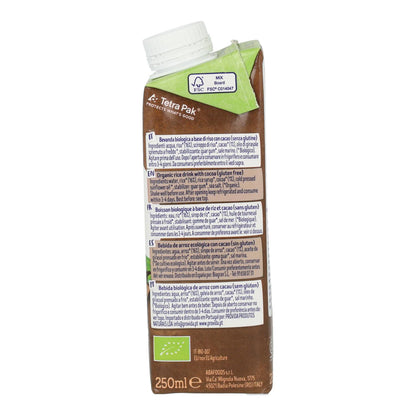 Bebida Mini de Arroz con Cacao BIO Isola Bio 250 ml