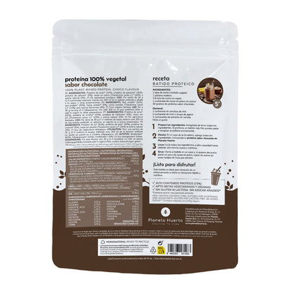 Proteína vegetal ECO 73% chocolate Planeta Huerto  1Kg
