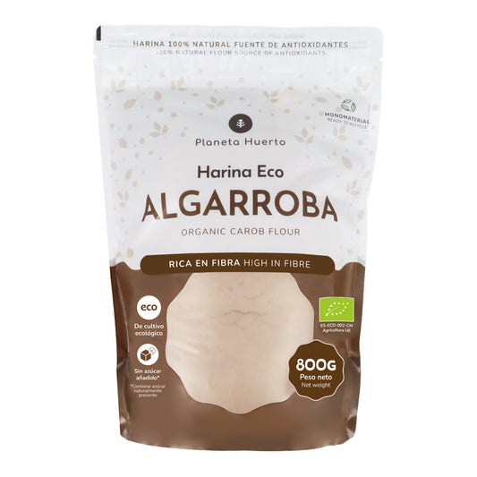 Harina de Algarroba Natural Eco Planeta Huerto 800 g