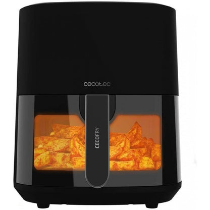 Freidora De Aire Sin Aceite De 5'5l Cecofry Fantastik Window 5500 Pack Ventana 1500w, Tecnología Perfectcook, 9 Modos De Cocinado, Táctil, Regulable_0