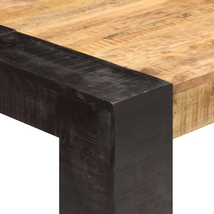 Mesa De Comedor De Madera Maciza De Mango 180x90x76 Cm_3