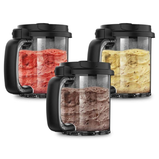 Cecotec Jarras De 700ml Con Tapa Para Heladera Gelacups 2100. Compatible Con Gelatec 2100, Material Seguro: Bpa Free_0
