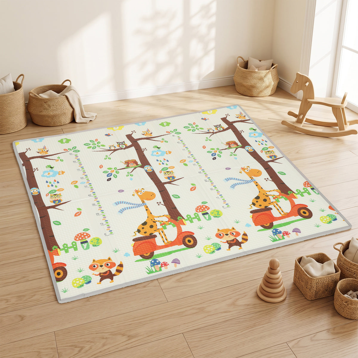 Aiyaplay Alfombra Infantil Plegable Y Reversible 200x180 Cm Antideslizante_1