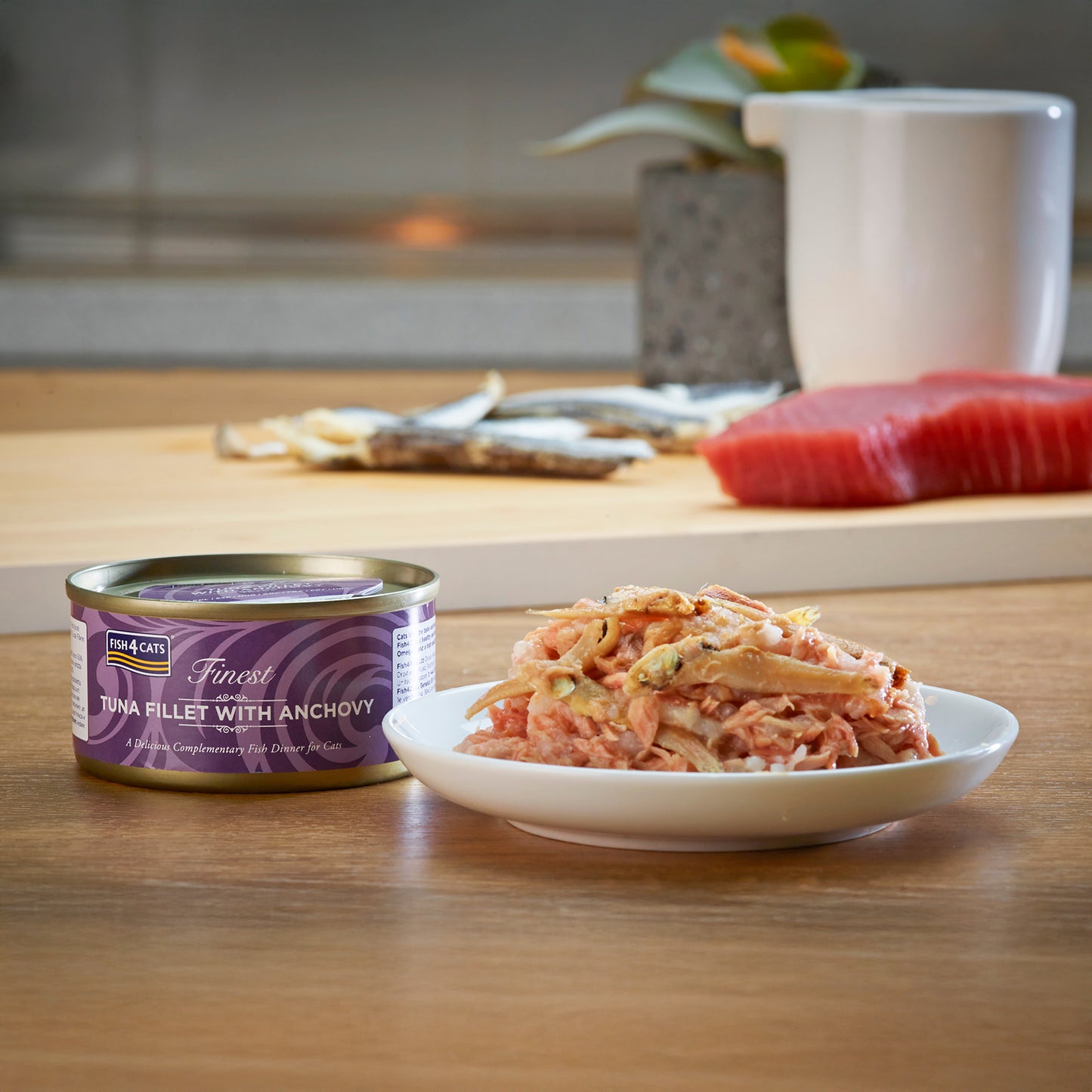 Fish4cats Filete Para Gato – Atún Con Anchoas 70 G (pack De 10)