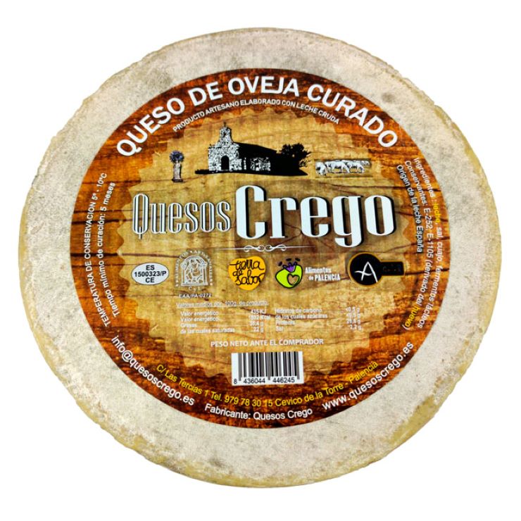 Queso Artesanal De Oveja Curado Crego_0