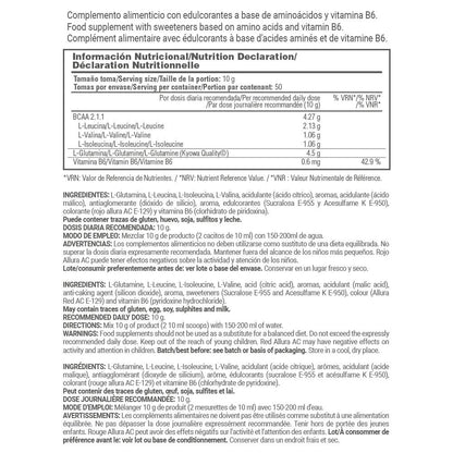 Bcaa + Glutamina Kyowa® - 500g - Dracula Cherry - Mejora La Resistencia - Masmusculo_5