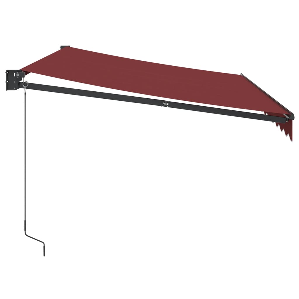 Toldo Retráctil Manual Color Burdeos 350x250 Cm_3