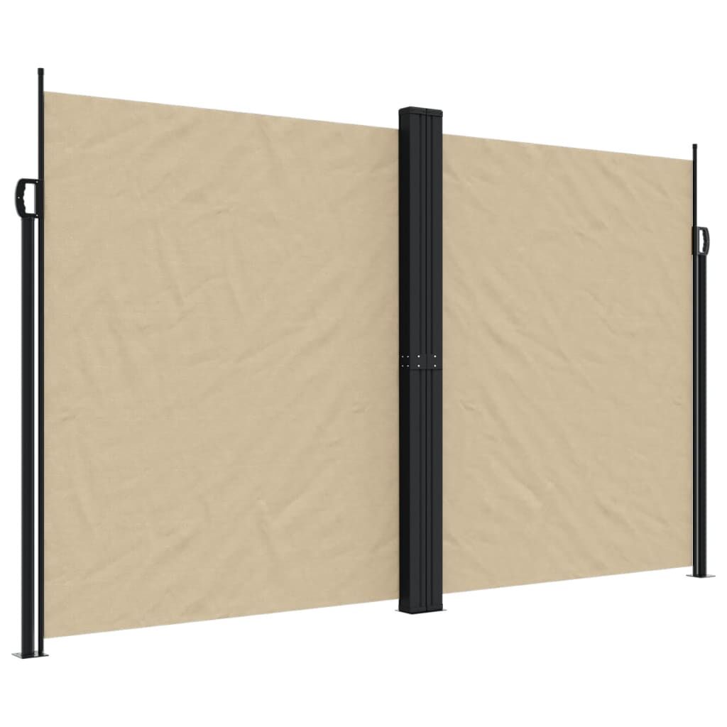 Vidaxl Toldo Lateral Retráctil Beige 200x1000 Cm_0