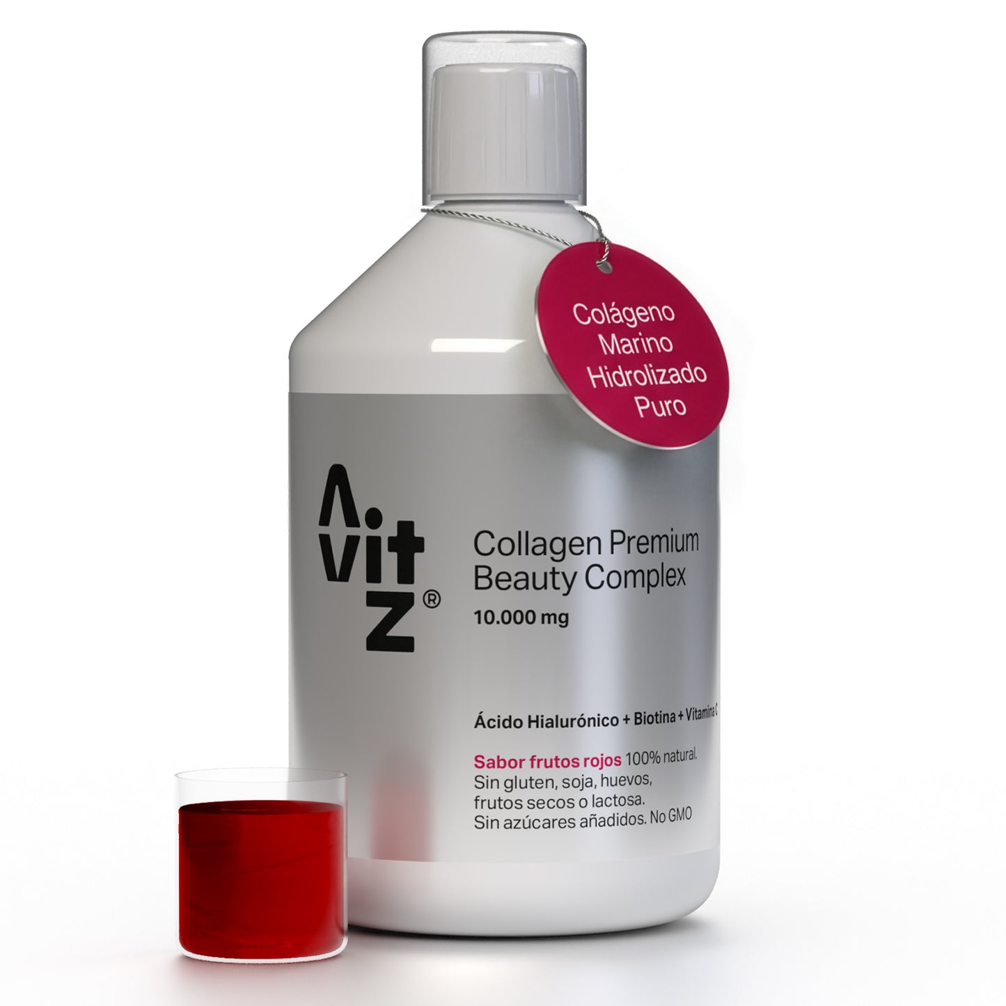 Colágeno Marino Avitz 10.000 mg Líquido 500 ml con Ácido Hialurónico, Biotina y Vitamina C – Beauty Complex_0