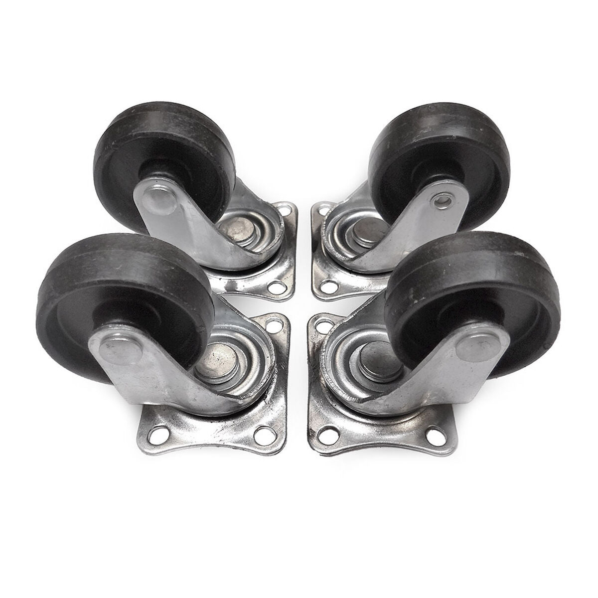 Ruedas Edm Ø 40 Mm Goma De Caucho (4 Unidades) / Vetonek_0