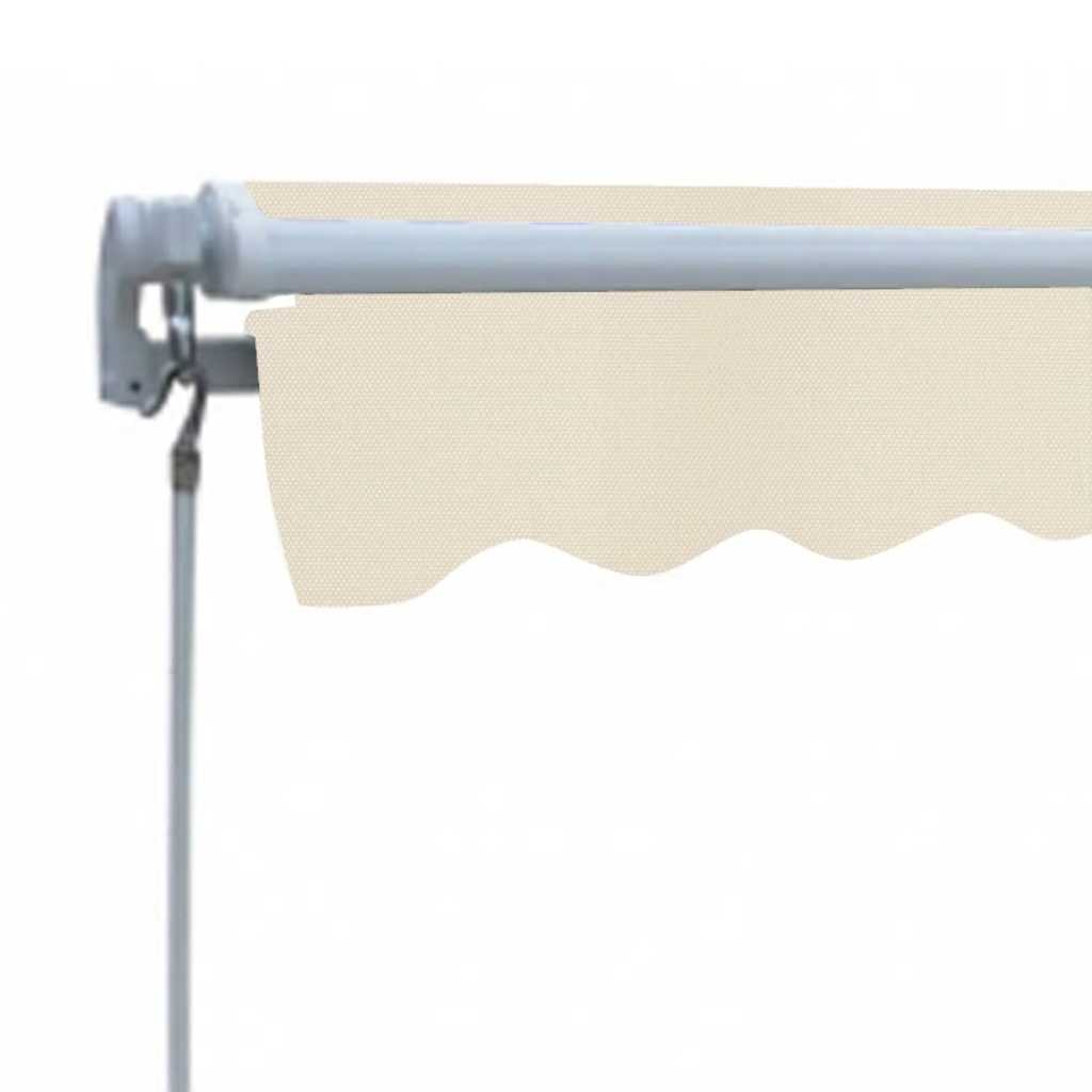 Toldo Plegable De Operación Manual 300 Cm Crema_3