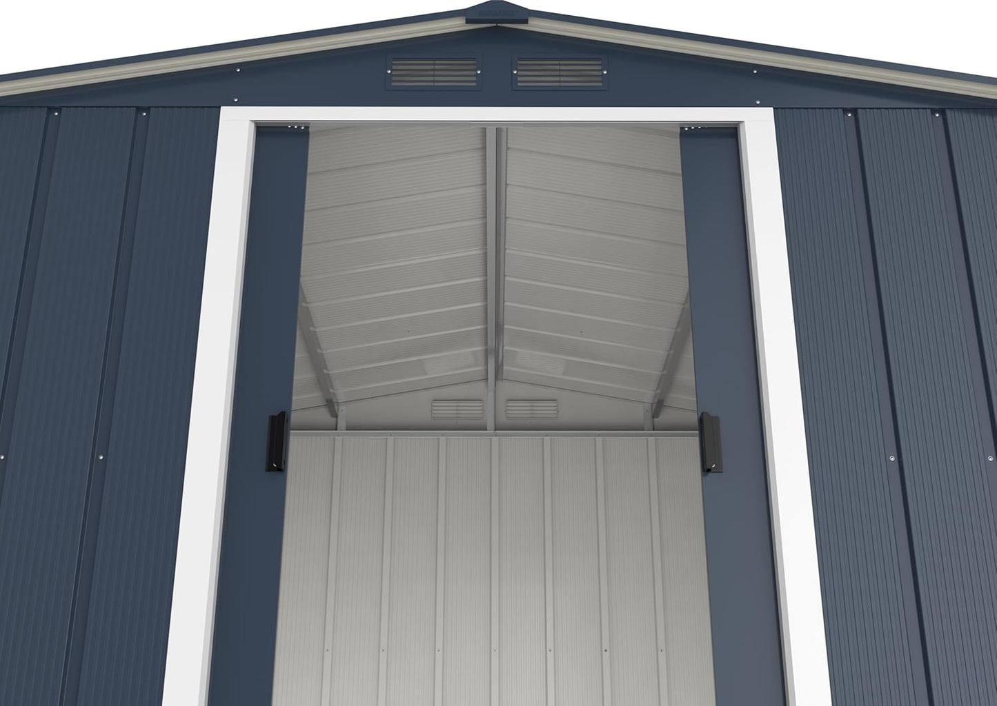 Duramax - Caseta Jardín - Top Venus 6x4 - Metal - Color Imitación Madera_5