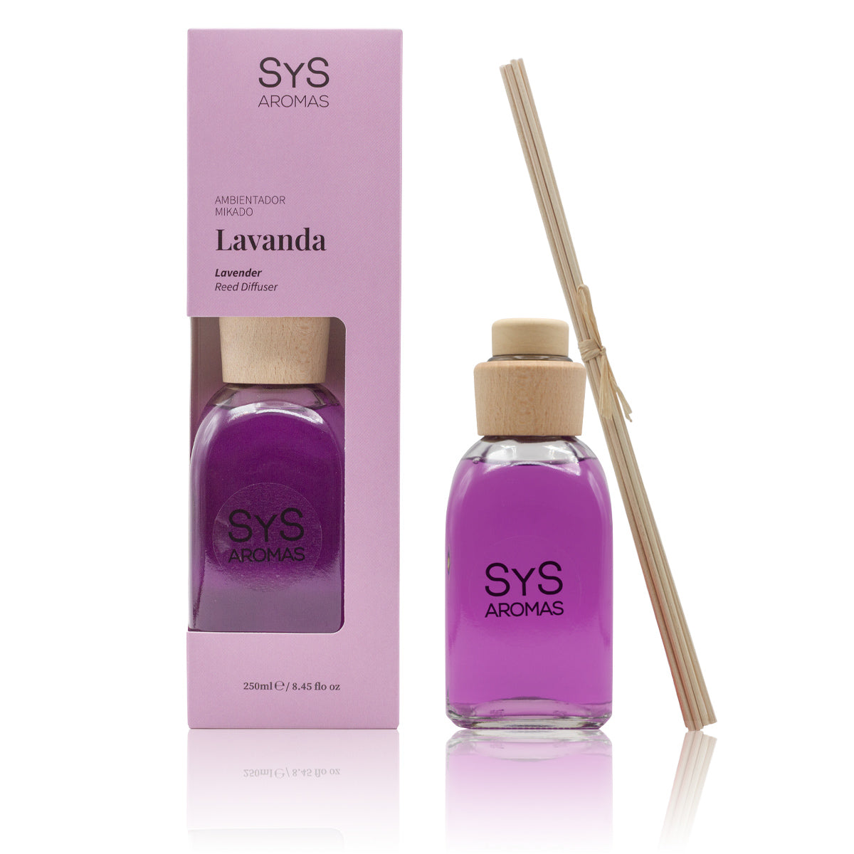 Ambientador Mikado Lavanda Origins SYS Aromas 250 ml | Aroma Floral y Agreste | Relajante_0
