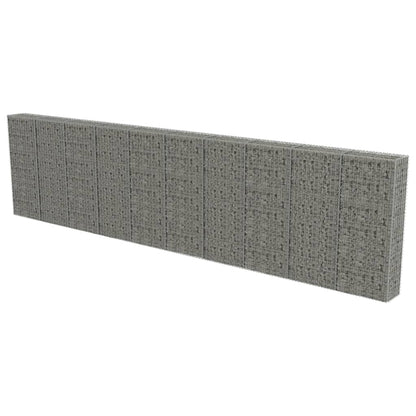 Muro De Gaviones Con Cubiertas Acero Galvanizado 600x30x150 Cm / Vetonek_1