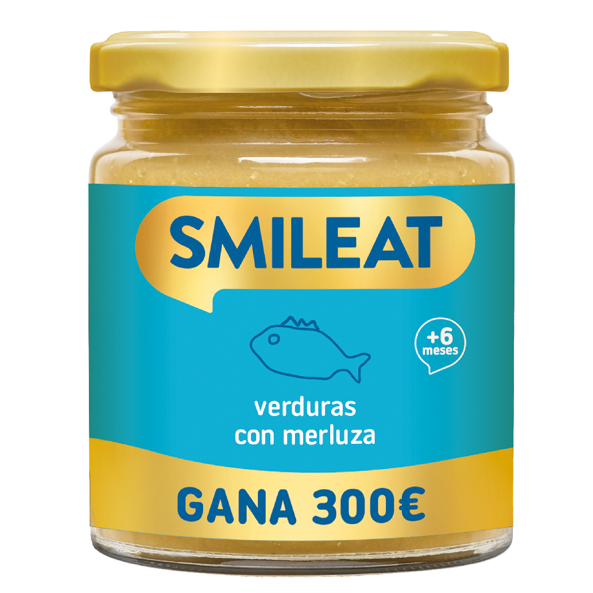 Pack 12x Tarrito BIO verduras y merluza +6 meses Smileat 230g