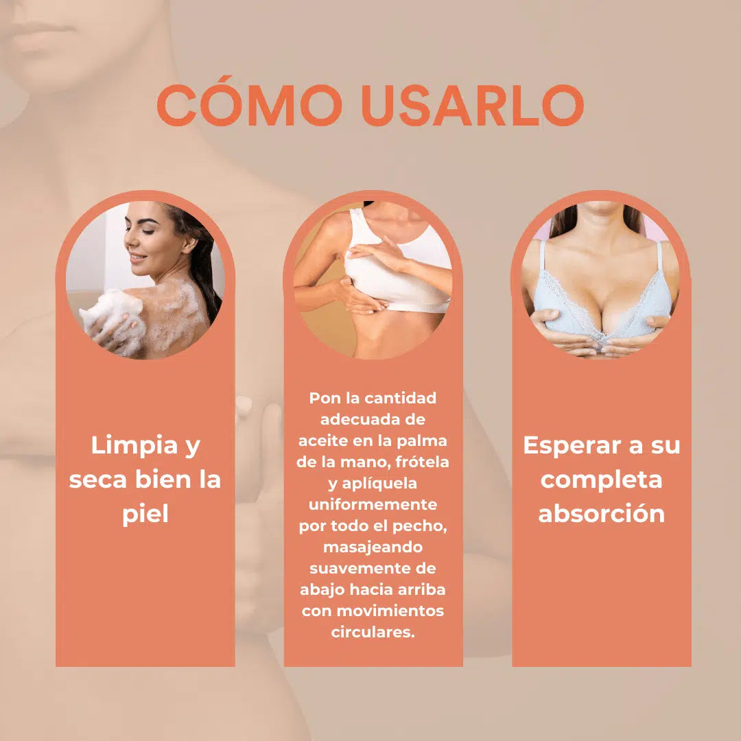 QKnatur - Aceite Para Senos Reafirmante 100 ml. Realza Y Tonifica Los Senos. Para Escote Y Pecho Con Q10_4