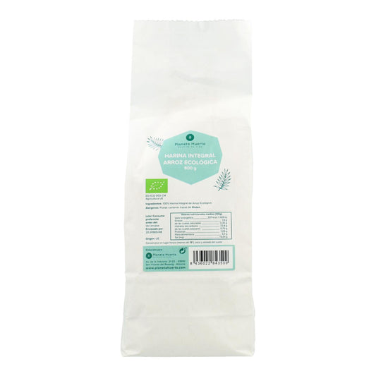 Harina Integral de Arroz Eco Planeta Huerto 800 g