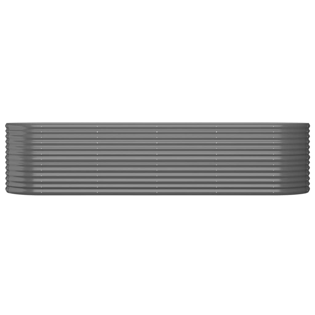 Jardinera Arriate Acero Galvanizado Gris 296x80x68 Cm_2