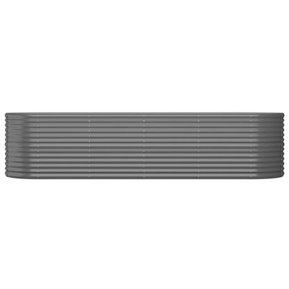 Jardinera Arriate Acero Galvanizado Gris 296x80x68 Cm_2