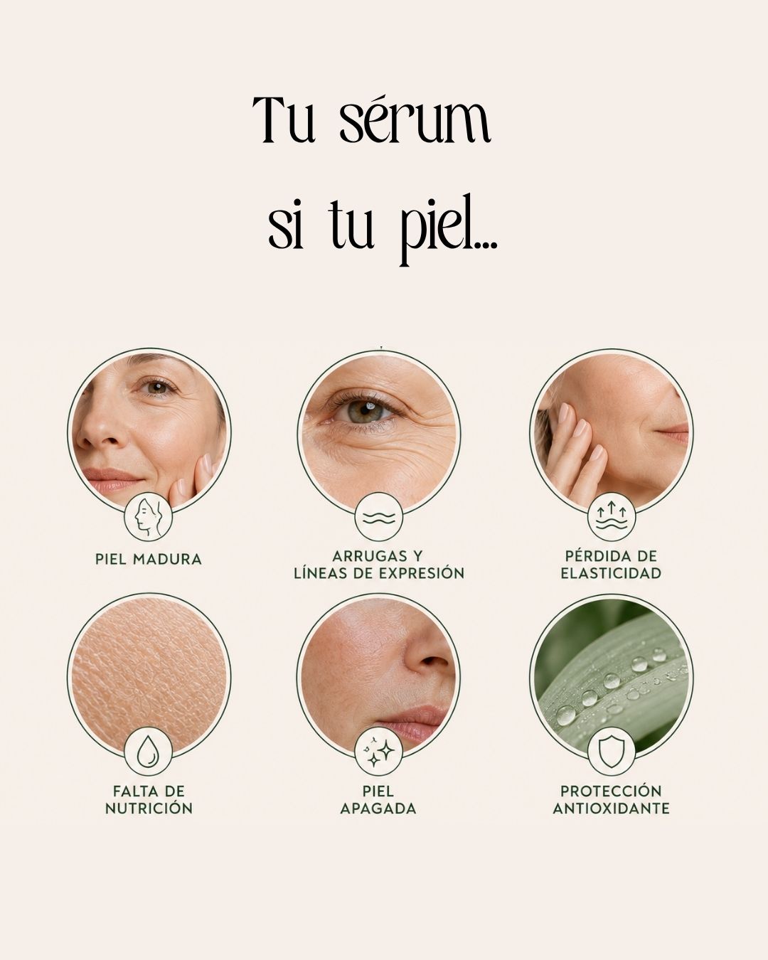 Sérum facial nutritivo, antiox y antiedad piel madura | Q10, Granada y Espino Amarillo | ATENEA 15 ml_3