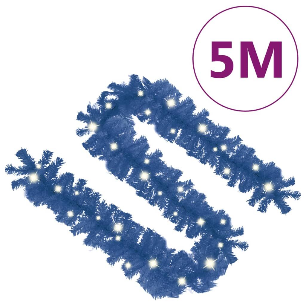 Vidaxl Guirnalda De Navidad Con Luces Led Azul 5 M_2
